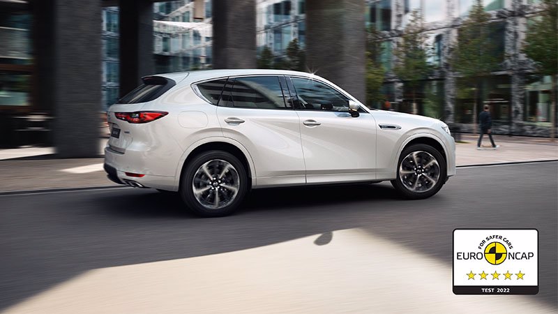 Le Mazda CX-60 décroche cinq étoiles aux crash-tests Euro NCAP