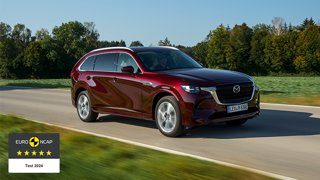 Le nouveau Mazda CX-80 décroche cinq étoiles aux crash-tests Euro NCAP