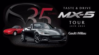Mazda France célèbre les 35 ans du MX-5 à l’occasion d’un roadshow MX-5 Taste & Drive Tour organisé dans quatre grandes villes de France